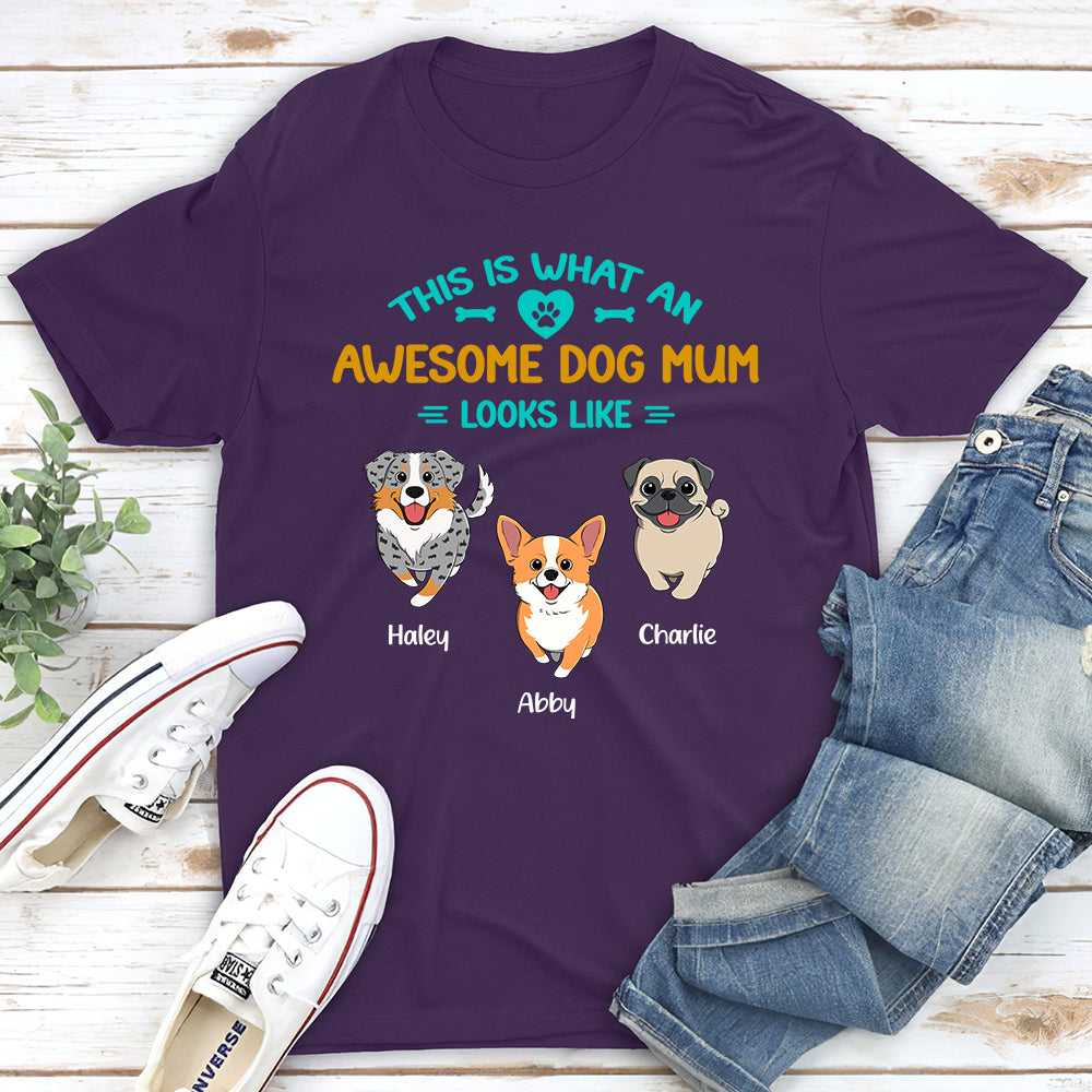 Awesome Personalized Custom Unisex Dog Dad T-shirt - Ideal Gift