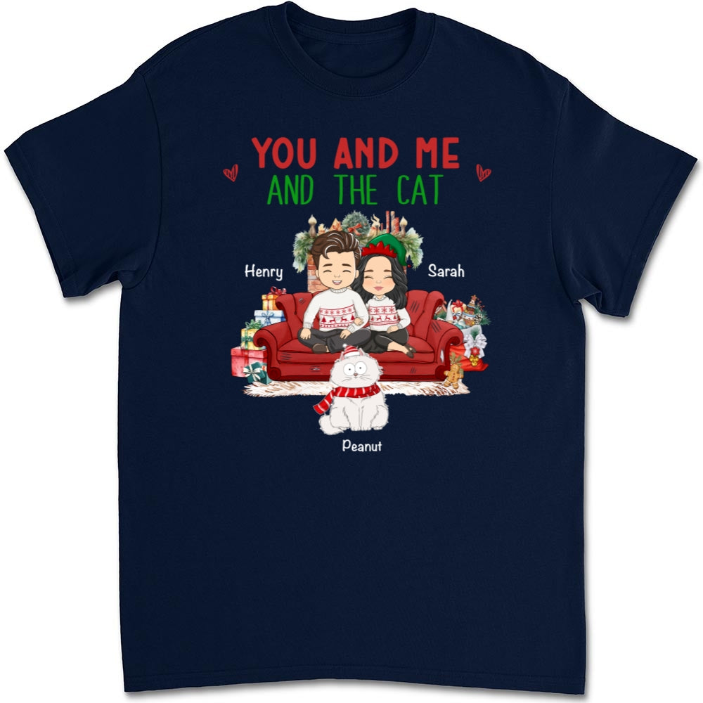You Me Cat - Customizable Unisex Personalized T-shirt for Pet Lovers