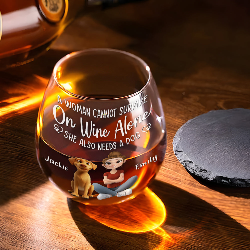 Personalized Custom Wine Glass - A Perfect Gift for Men on Special Occasions