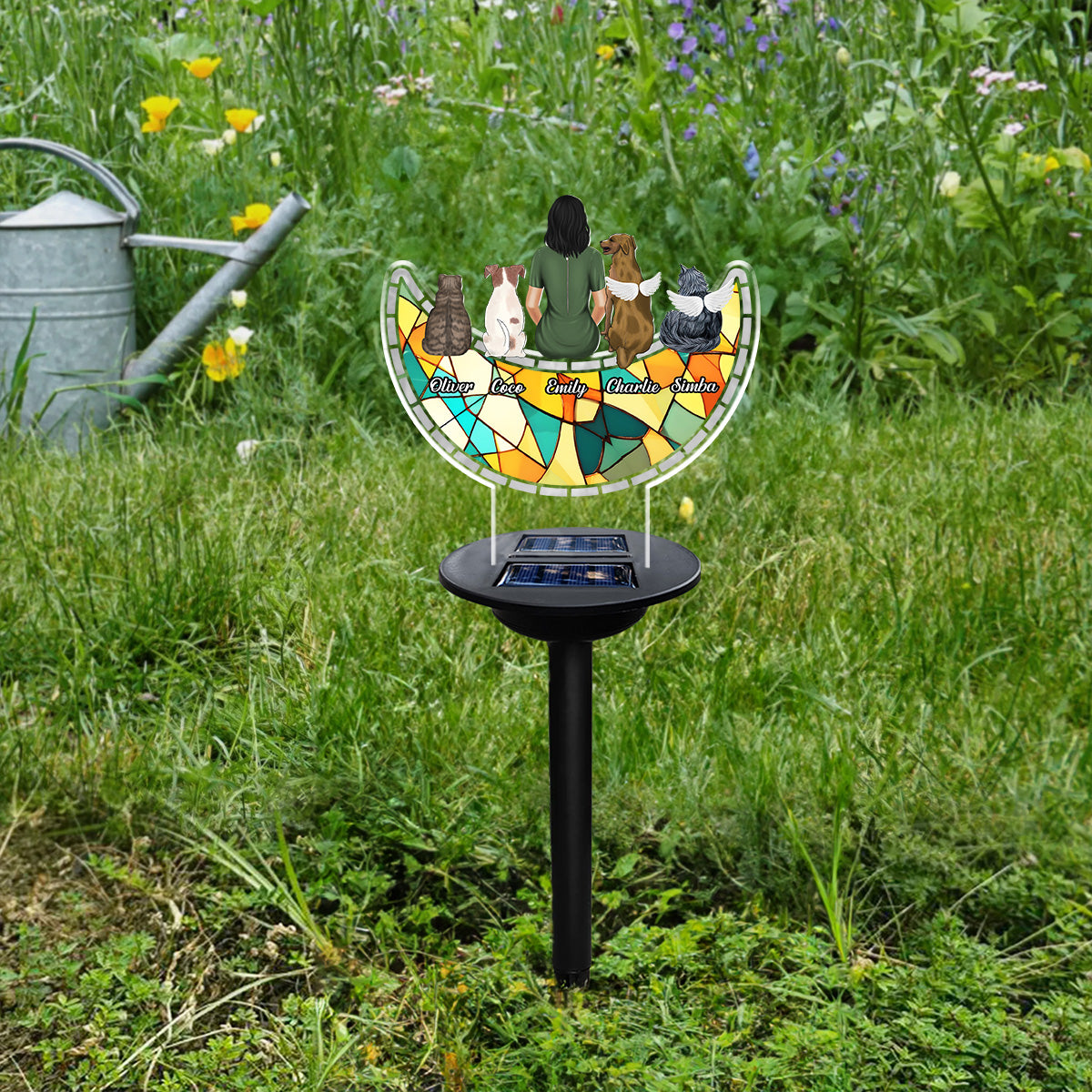 Forever Remembered - Personalized Custom Solar Photo Light