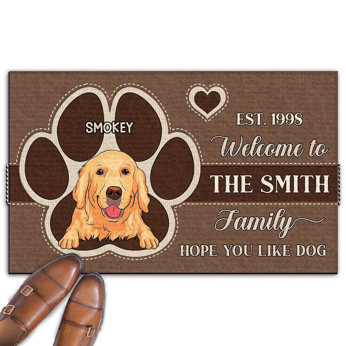 Personalized Pet Doormat - A Warm Welcome for Your Home