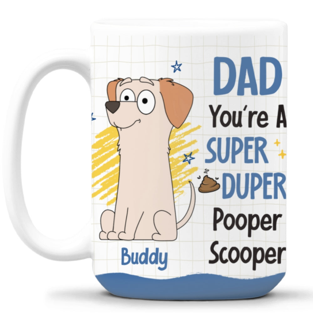 Personalized Custom Pooper Scooper - The Perfect Coffee Mug for Every Beverage