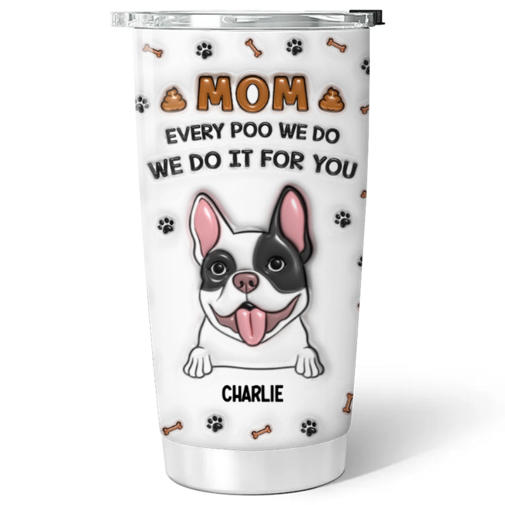 Personalized 3D Inflated Effect Custom Tumbler - Keep Drinks Fresh