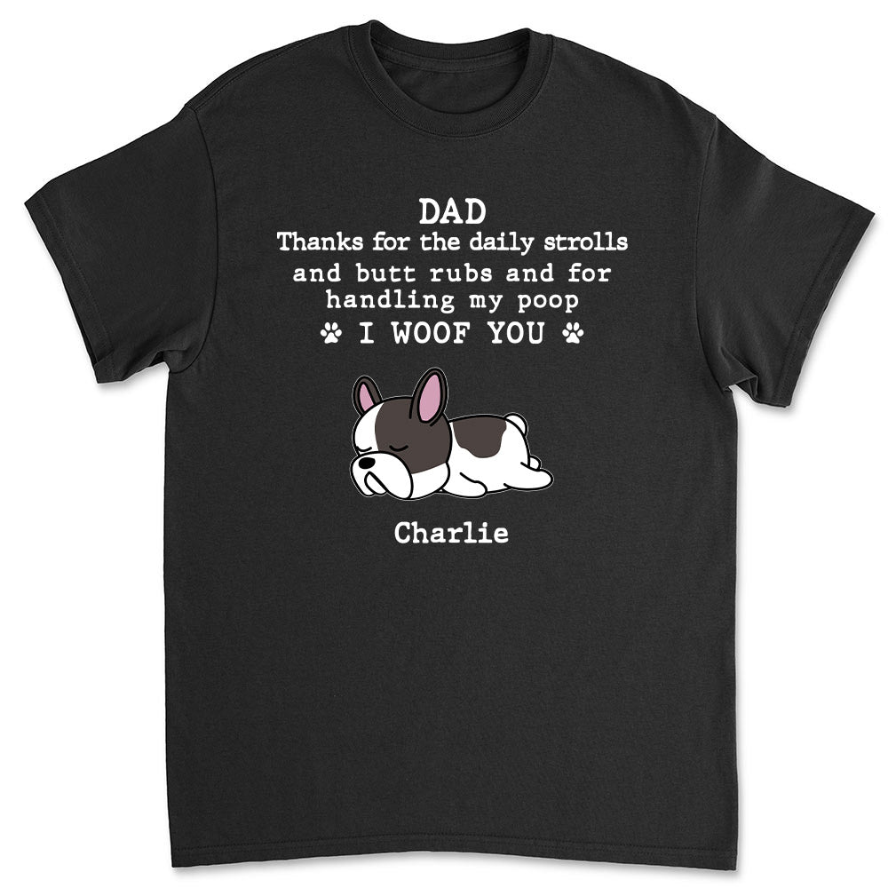 Personalized Custom Unisex 'Handling My Poop' T-shirt - Ideal Gift for Pet Lovers