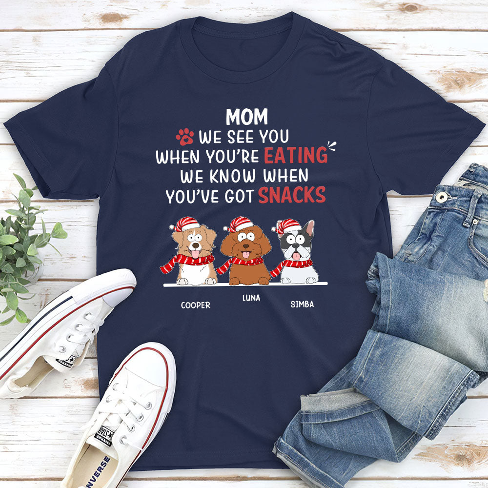 Personalized Unisex 'We Know When' T - shirt: Ideal Gift for Pet Lovers