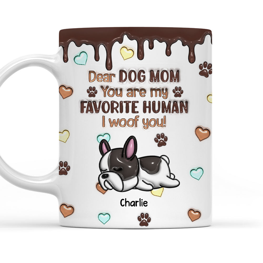 Favorite Human Version 2 - Unique Personalized 3D Inflated Effect Ceramic Mug