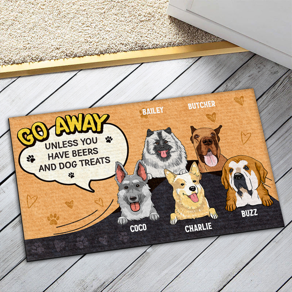 Personalized Pet - Custom Doormat: A Unique Welcome for Pet Lovers