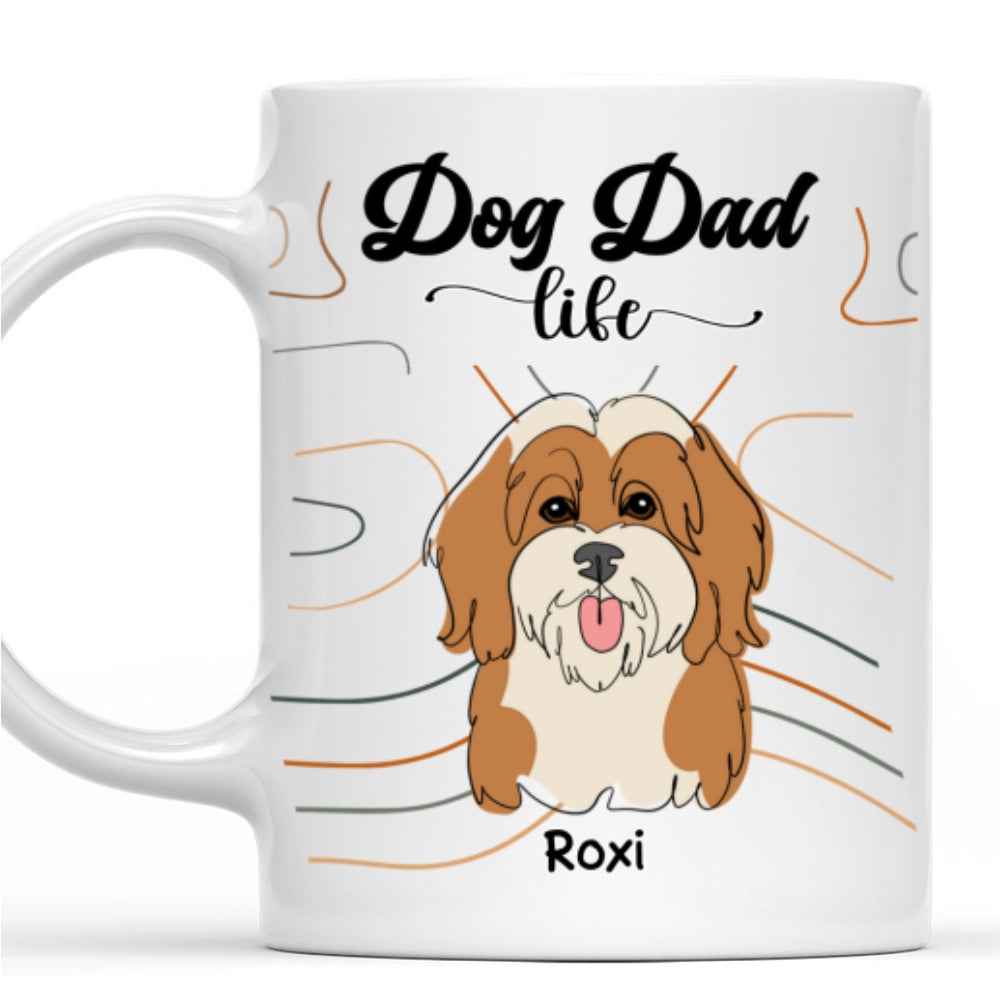 Personalized Custom Coffee Mug: My Dogs Make Life Even Better