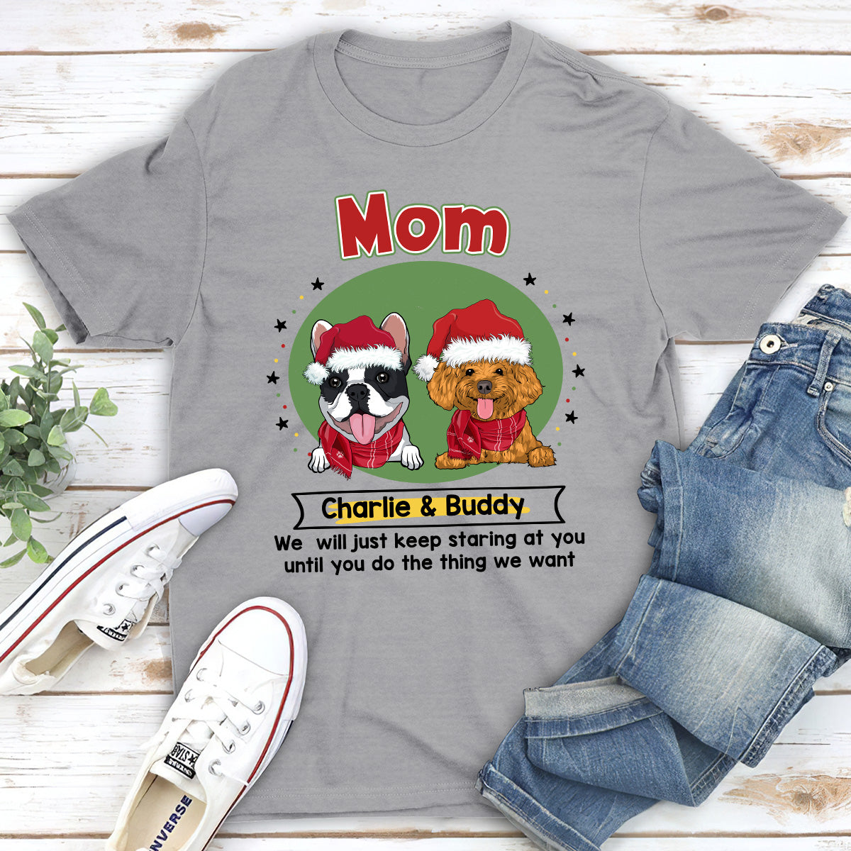 Personalized Unisex 'I Will Just Keep Staring At You' T - Shirt for Pet Lovers