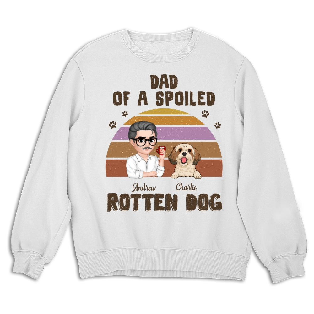 Spoiled Rotten Dogs Version 2 - Exclusive Personalized Custom Sweatshirt for Pet Lovers