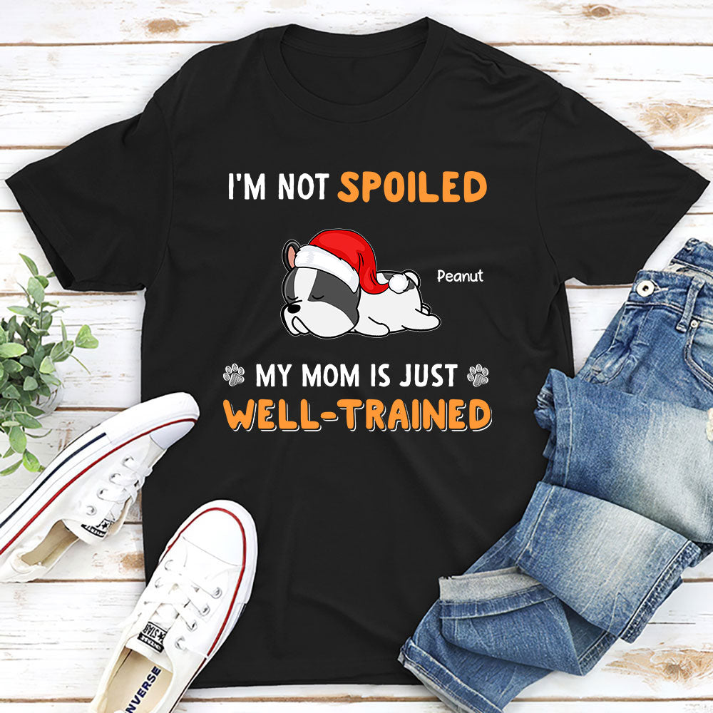 Personalized Unisex 'Our Dad Is Well-Trained' T-Shirt - Ideal Gift for Pet Lovers