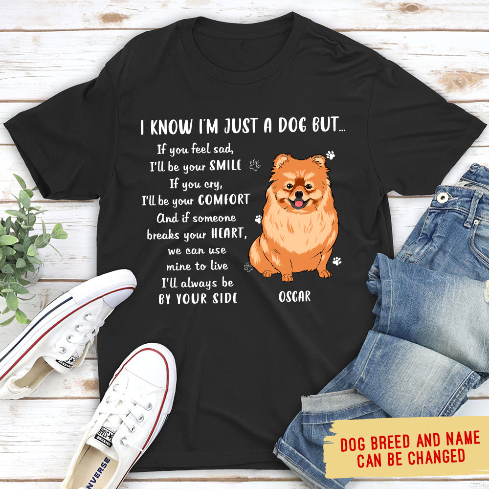 Personalized Custom Premium 'By Your Side' T-shirt for Pet Lovers
