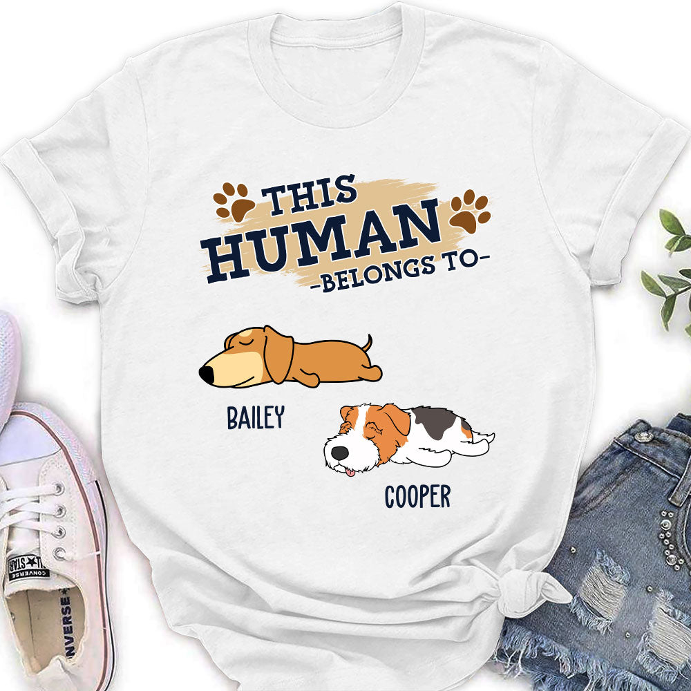 This Human Version 2 - Customizable Personalized Women's Pet Lover T-shirt