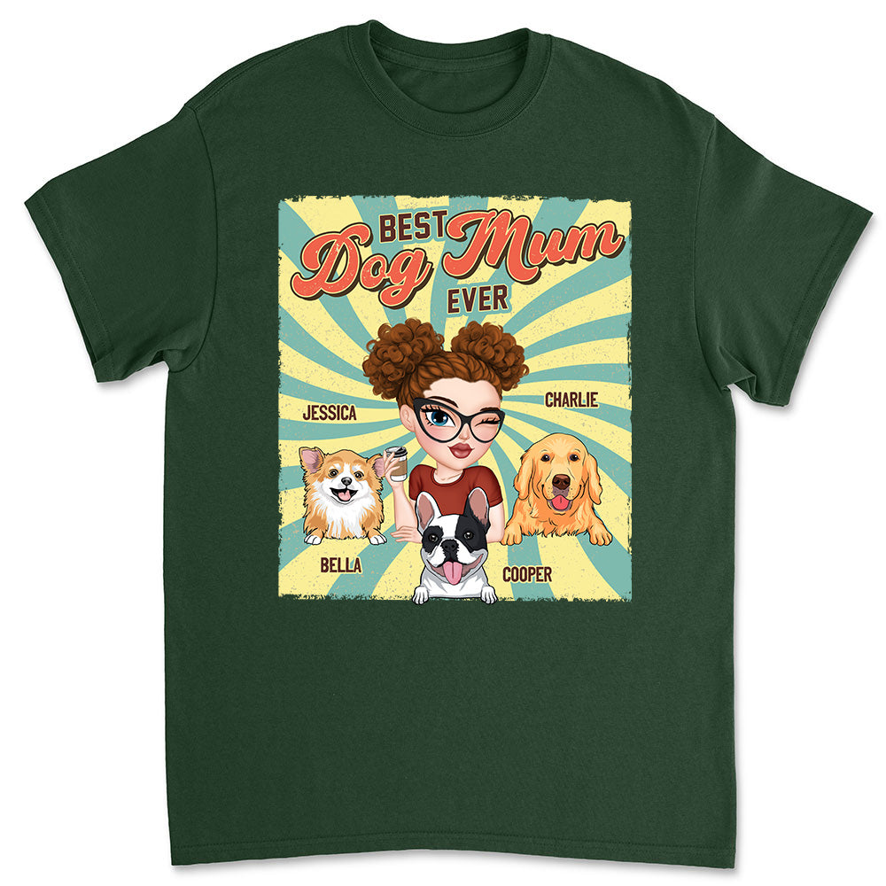 Customizable Retro Funny Dog Unisex T-shirt - Ideal Gift for Pet Lovers