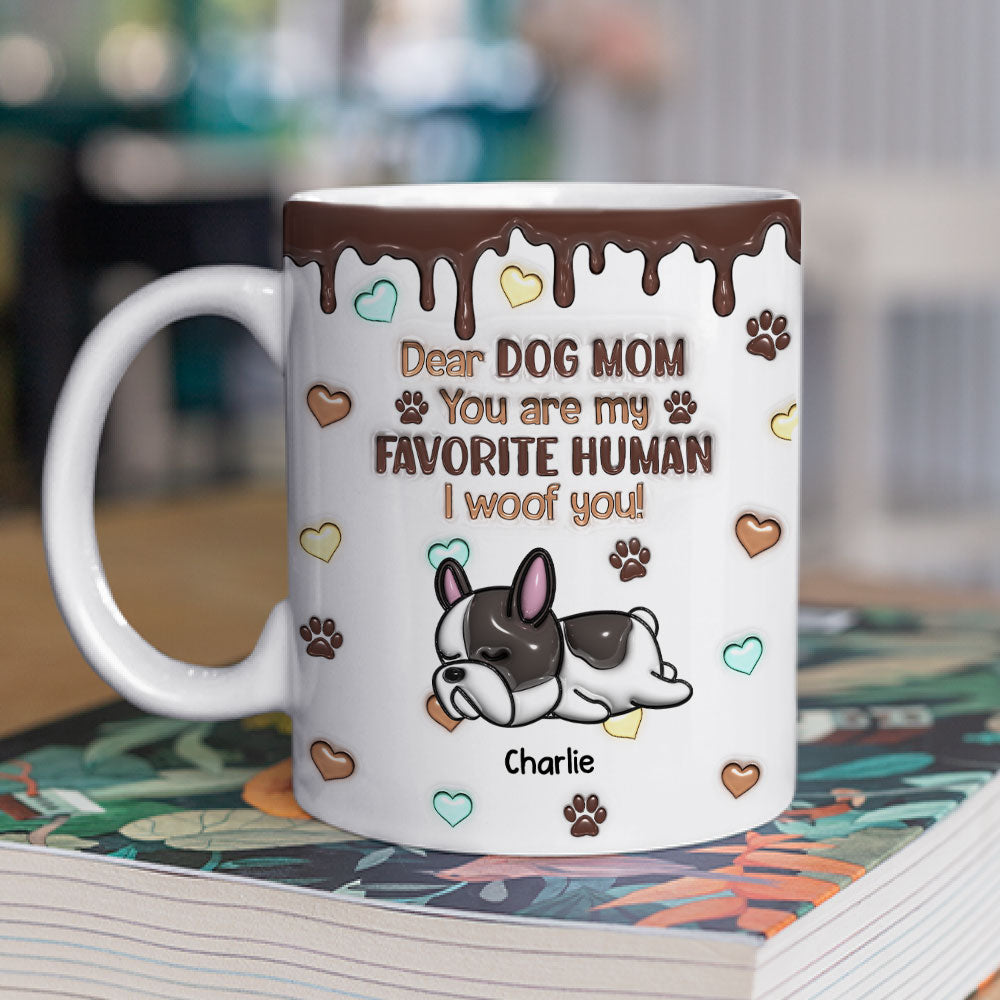Favorite Human Version 2 - Unique Personalized 3D Inflated Effect Ceramic Mug