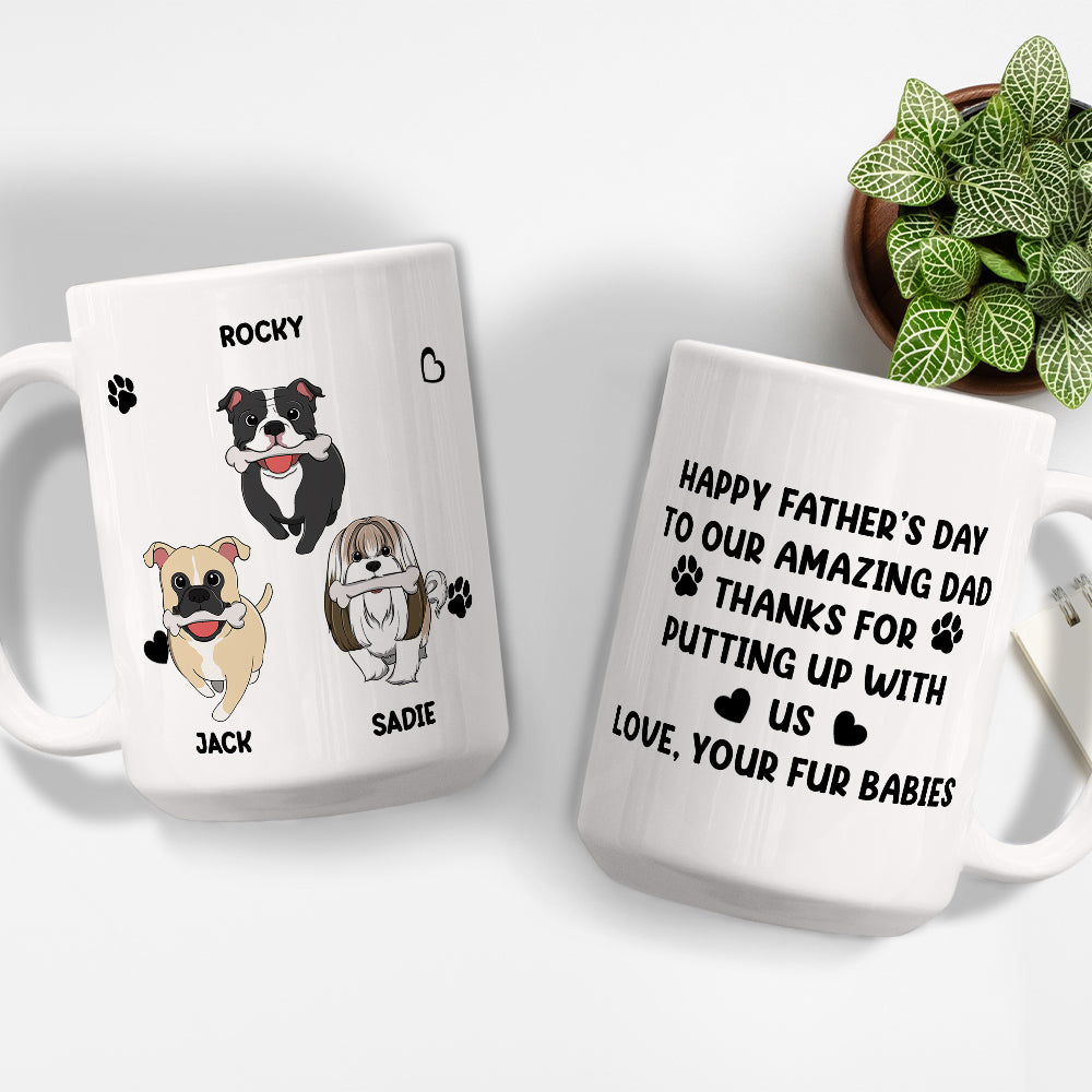 Personalized Custom 'Putting Up With Me' Coffee Mug - Ideal Gift for Pet Lovers