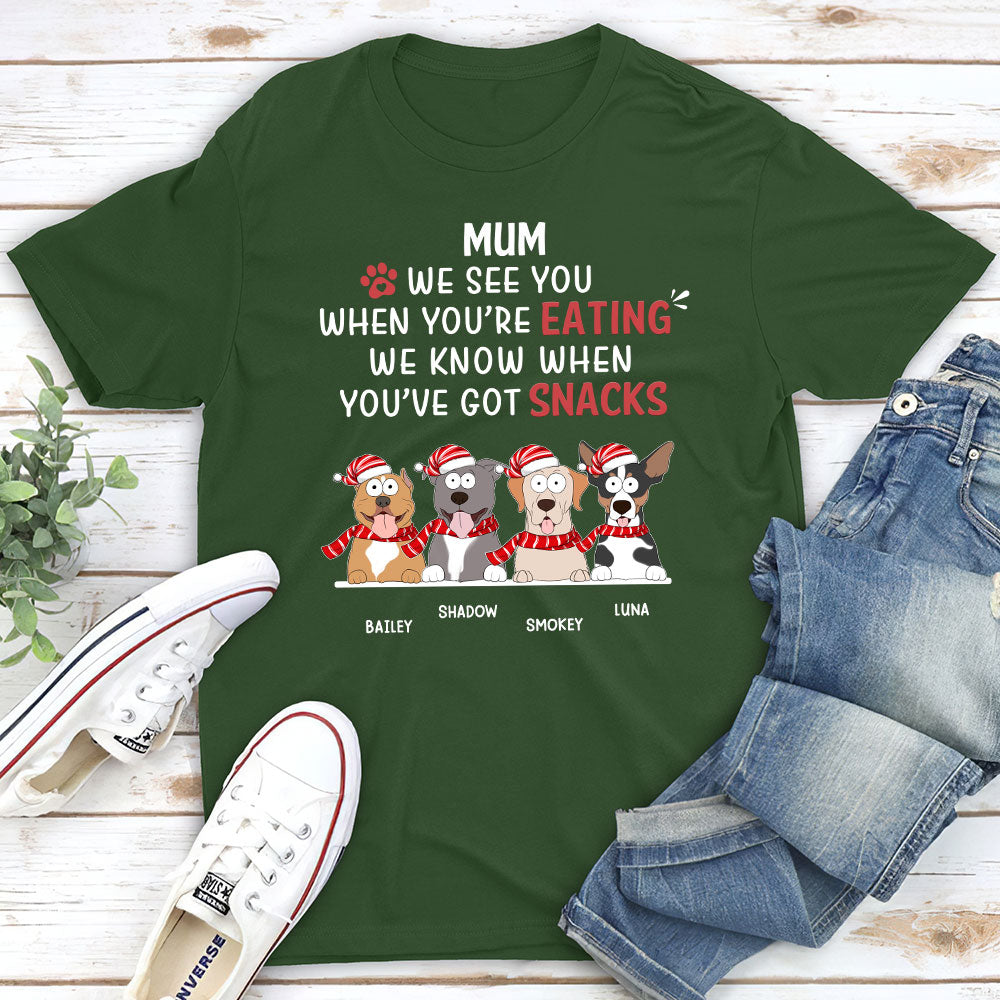 Personalized Unisex 'We Know When' T - shirt: Ideal Gift for Pet Lovers