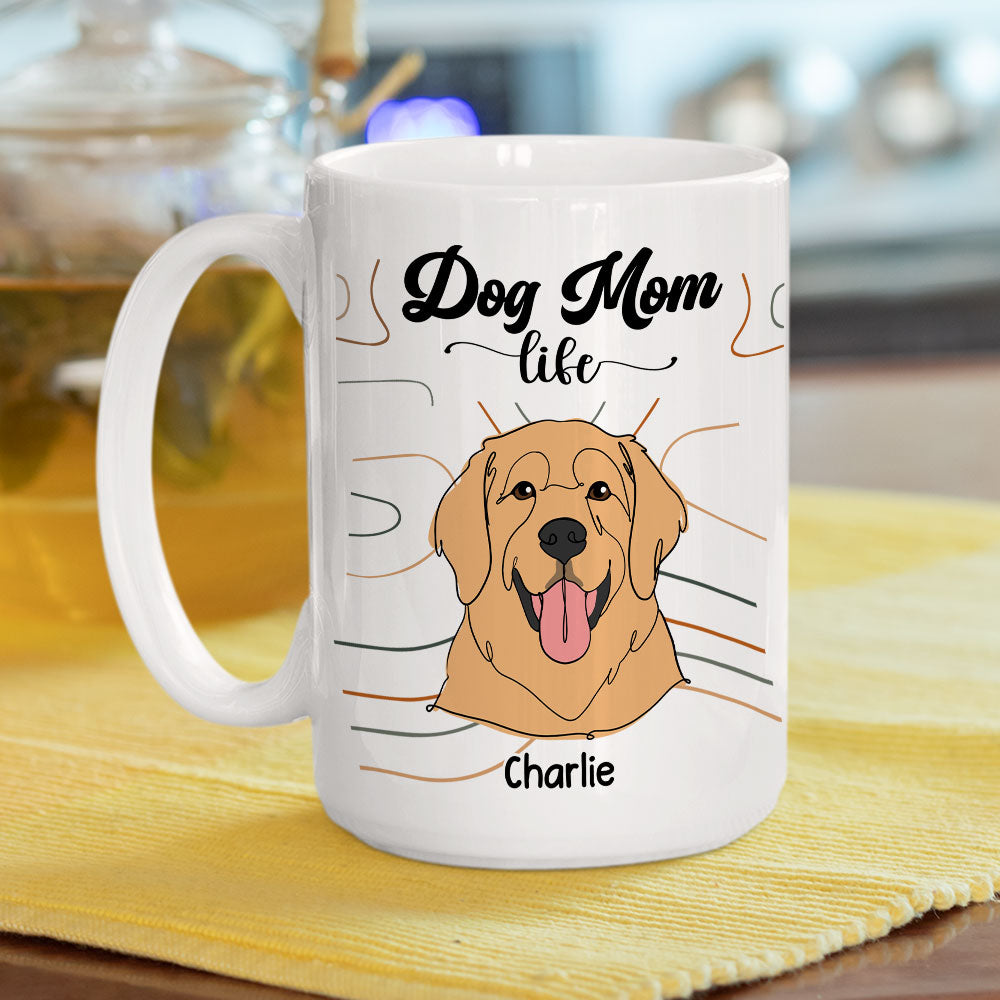 Personalized Custom Coffee Mug: My Dogs Make Life Even Better