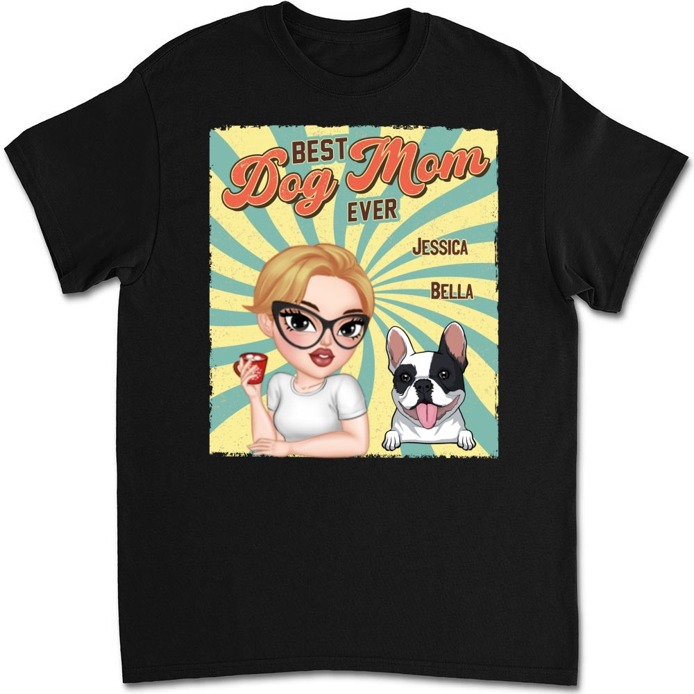 Customizable Retro Funny Dog Unisex T-shirt - Ideal Gift for Pet Lovers