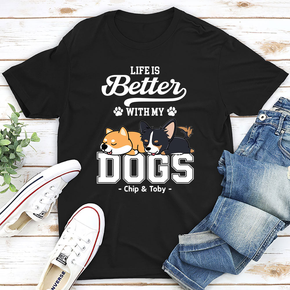 Personalized Unisex Dog Lover T-shirt - Enhance Your Bond with Dogs