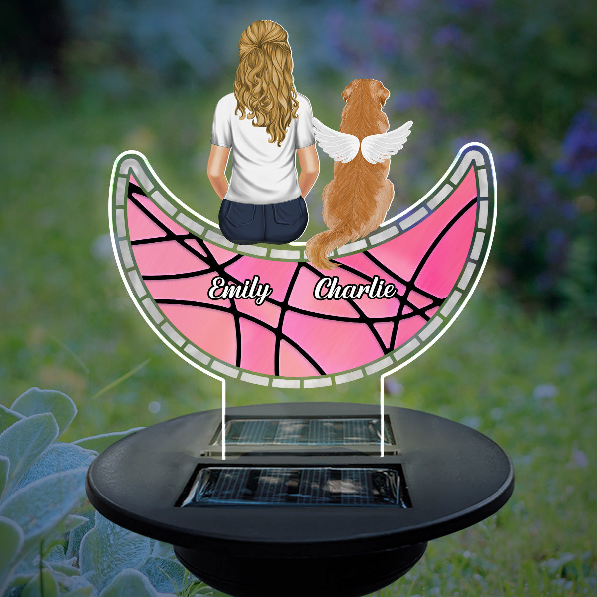 Forever Remembered - Personalized Custom Solar Photo Light