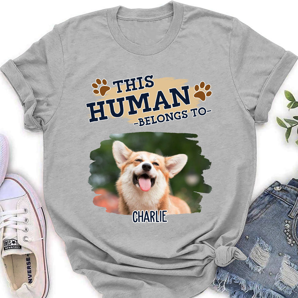 This Human Version 2 - Customizable Personalized Women's Pet Lover T-shirt