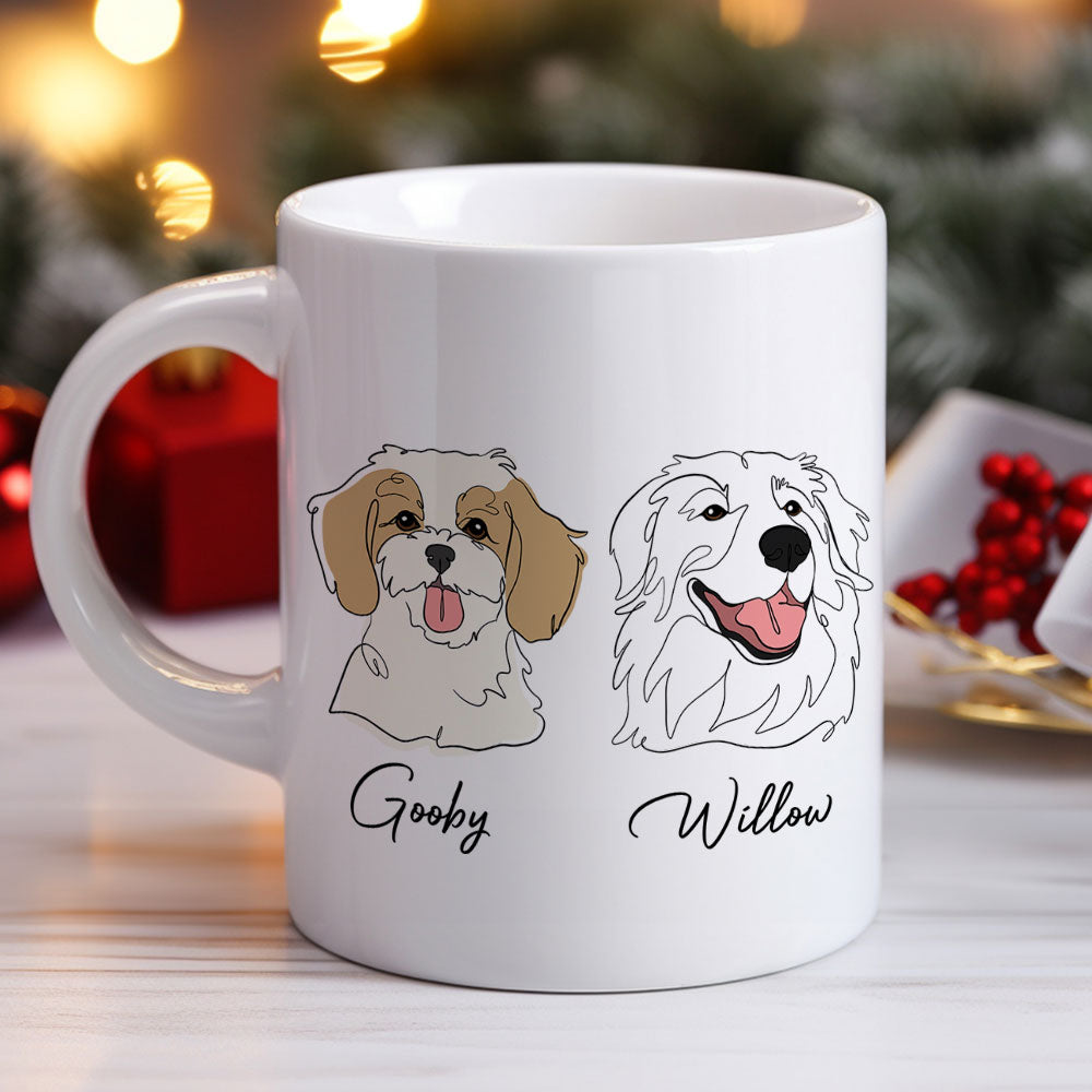 Customizable Personalized Dog-Themed Coffee Mug