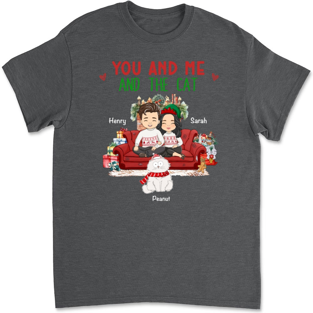 You Me Cat - Customizable Unisex Personalized T-shirt for Pet Lovers