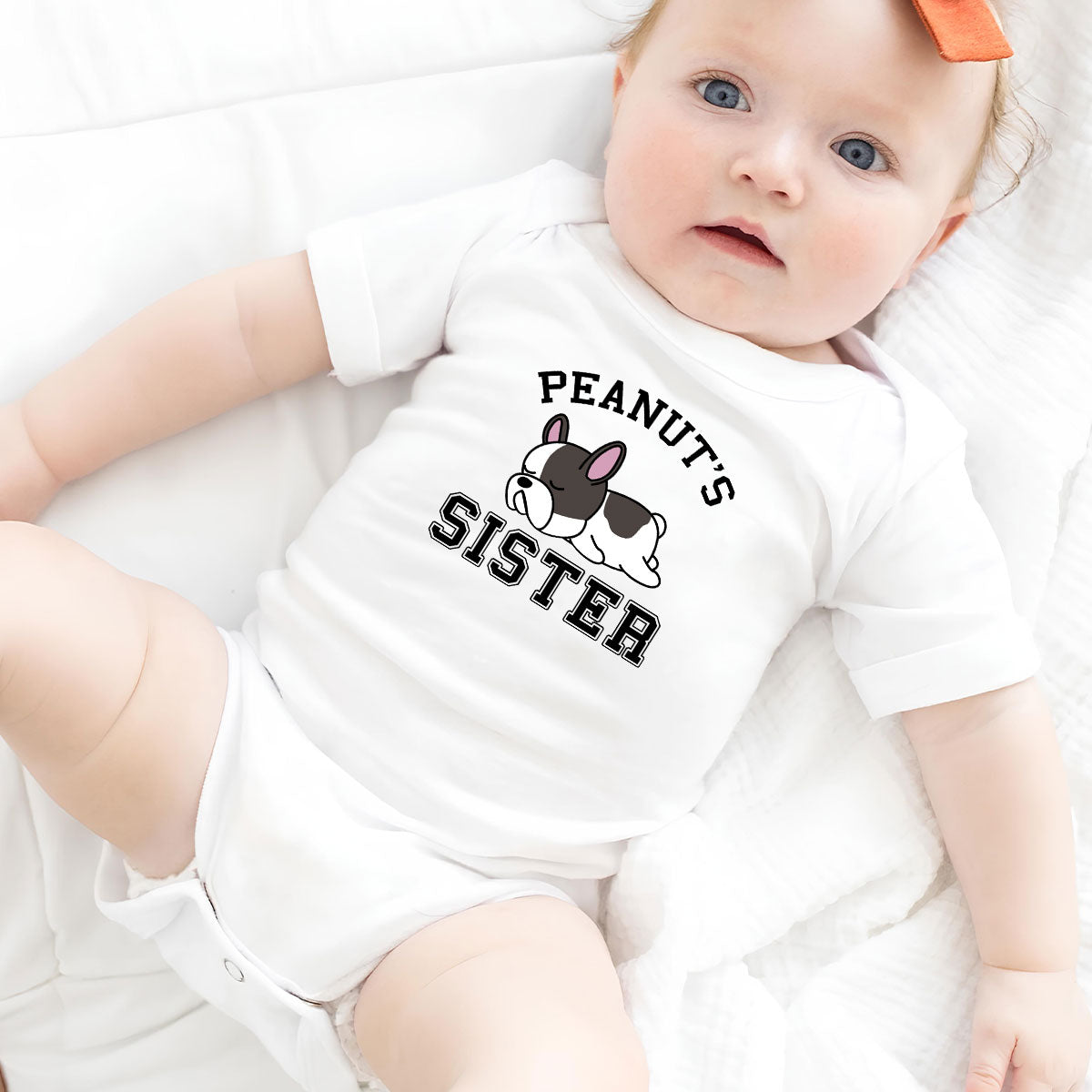 Personalized 'My Sibling Has Paws' Custom Baby Onesie - A Heartwarming Gift