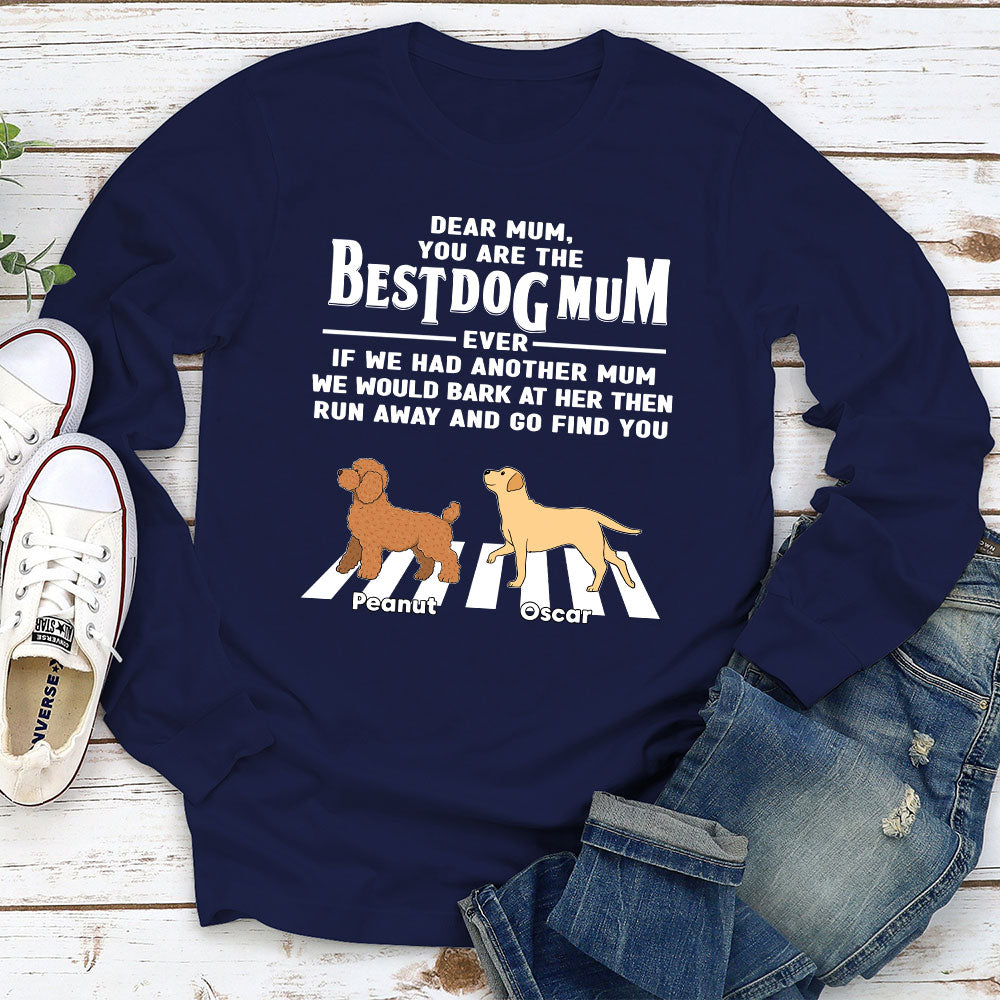 Dear Mom Dear Dad - Personalized Custom Long Sleeve T - shirt for Pet Lovers