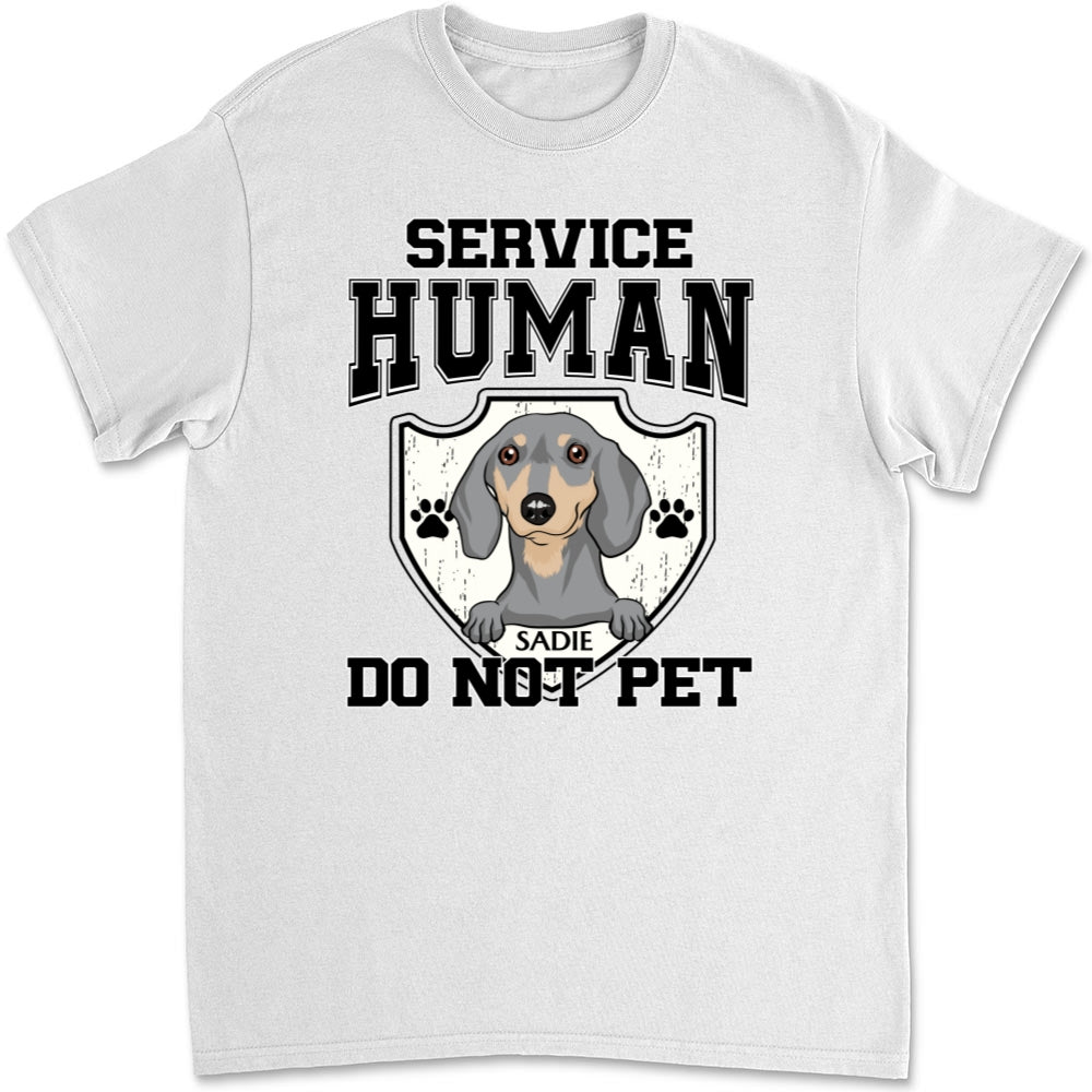 Customizable 'Do Not Pet' Unisex T-Shirt - Ideal Gift for Pet Lovers