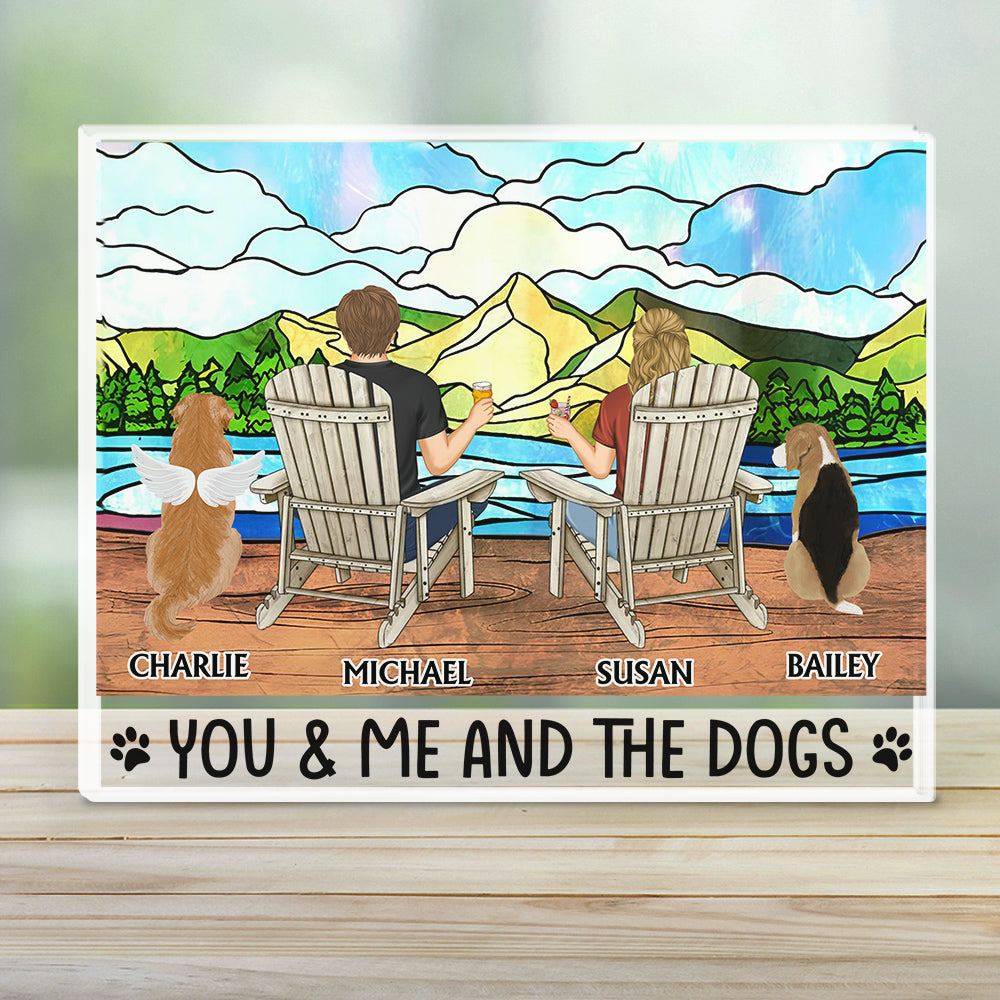 Happy Family - Exquisite Personalized Acrylic Memorial Plaque