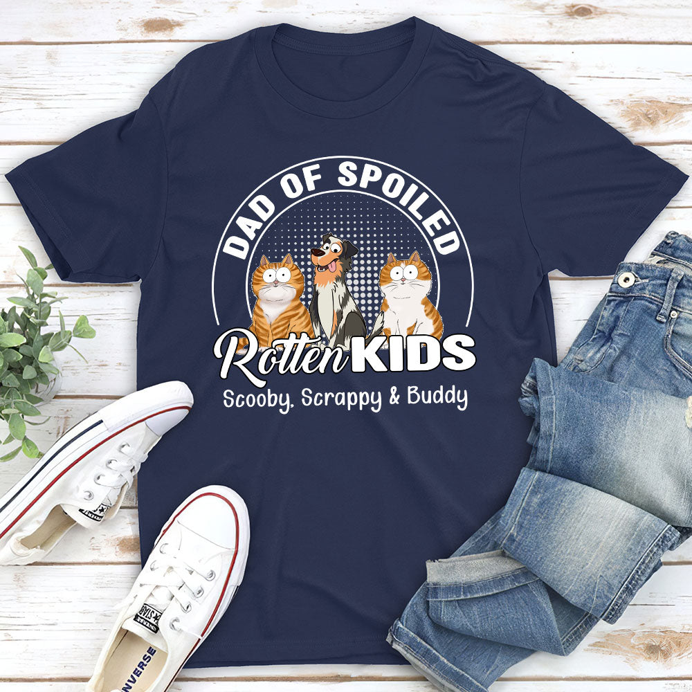 Spoiled Rotten Kids - Customizable Unisex Personalized Pet Lover T-shirt
