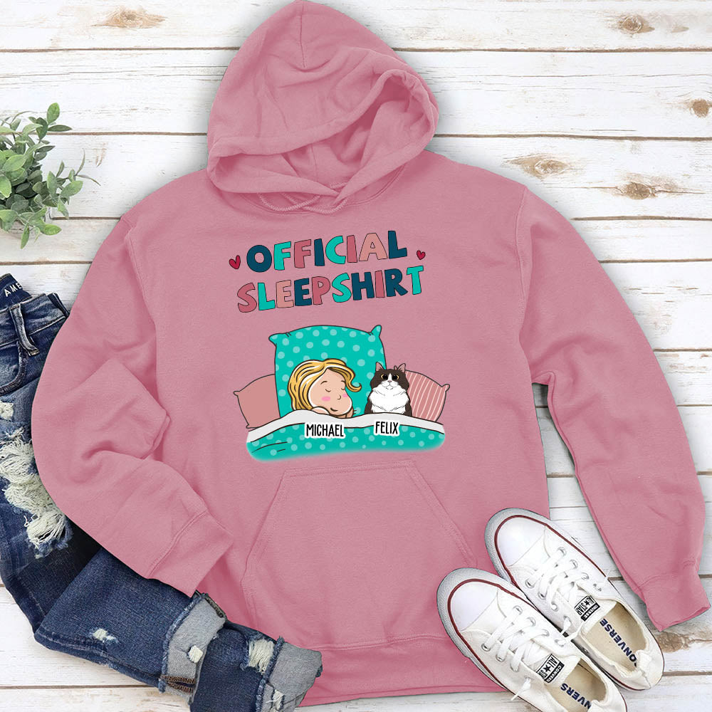 Personalized Custom Pet Lover's Official Sleep Hoodie