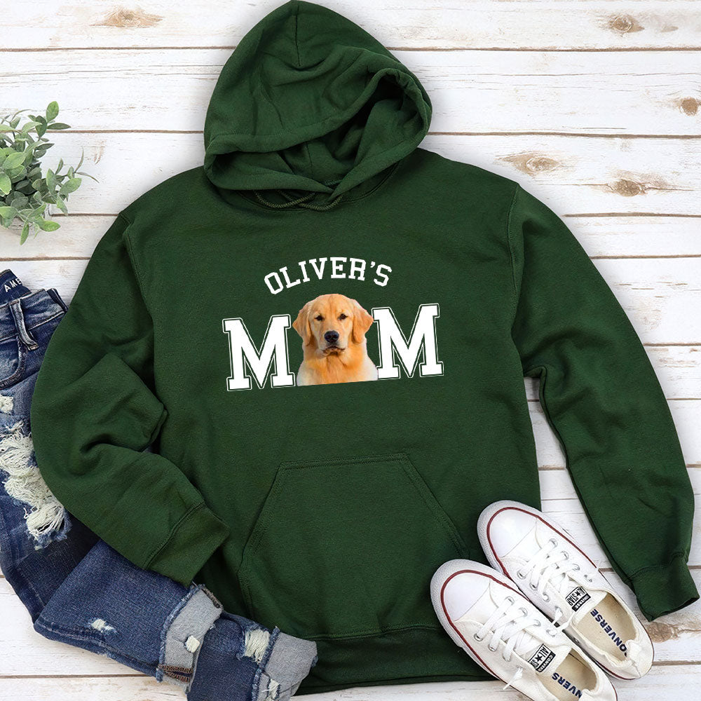 Personalized Custom Dad/Mom Basic Photo Hoodie - Ideal Gift for Pet Lovers