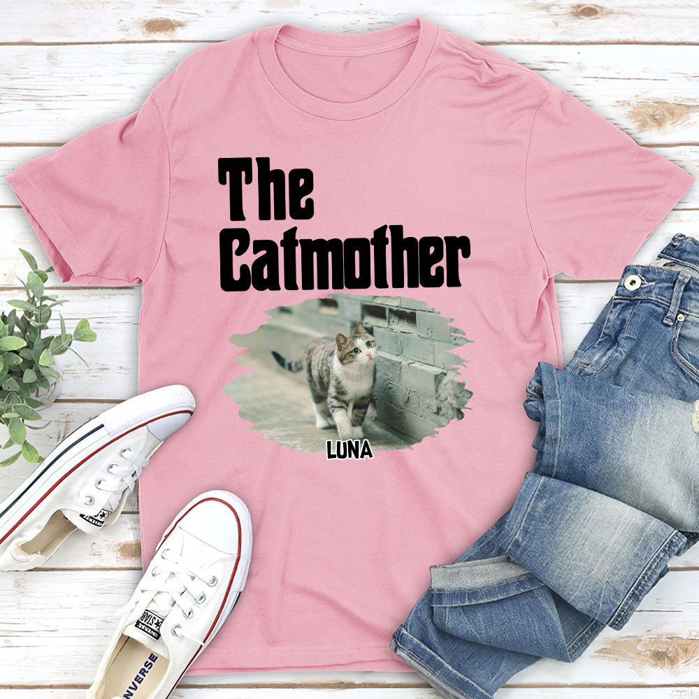 The Cat Father - Customizable Unisex Personalized T-shirt for Pet Lovers