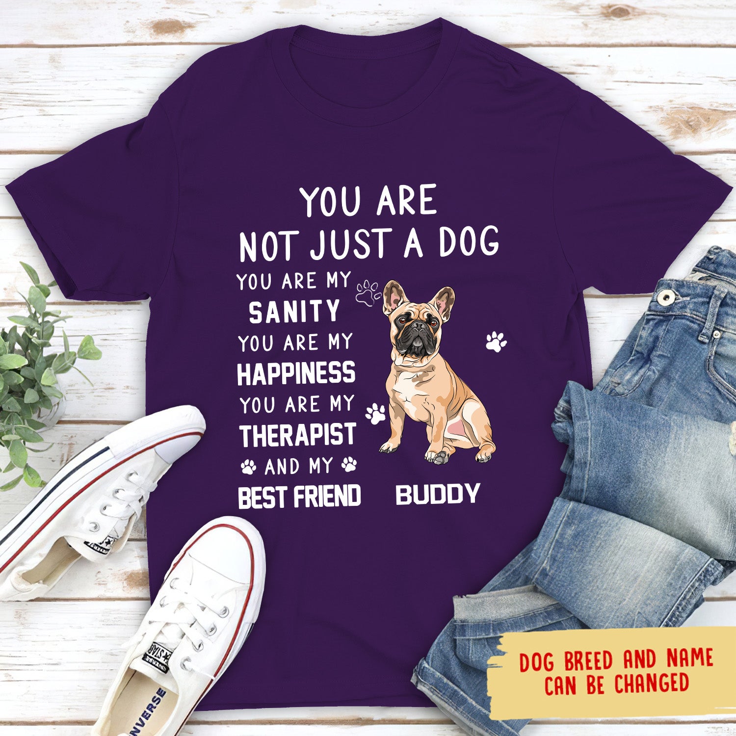 Unique Personalized Custom Premium T-shirt for Dog Lovers