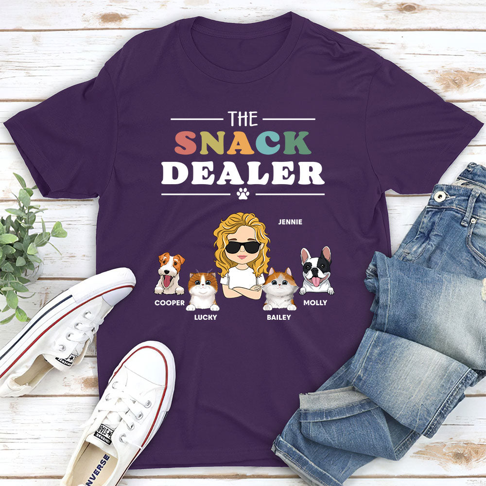 Customizable Unisex Pet Lover's Personalized T-shirt - Ideal Pet Snack Dealer Gift