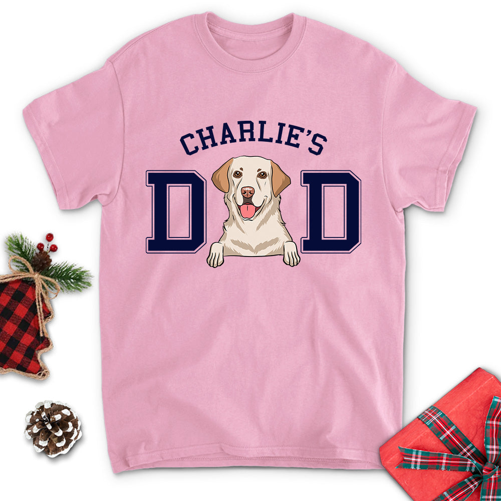 Customizable Unisex Dog Mom/Dad T-shirt - Basic 2