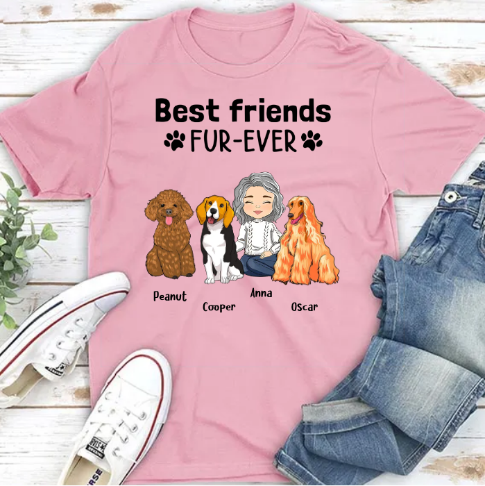 Best Friends Fur-ever: Personalized Custom Unisex Pet Lover T-shirt