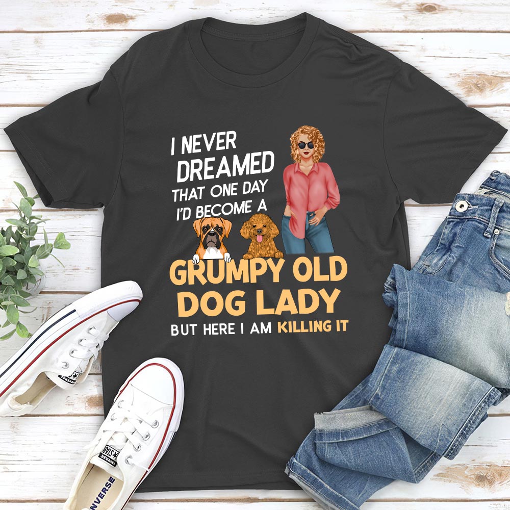 Dog Lady - Customizable Premium Personalized T-shirt for Pet Lovers