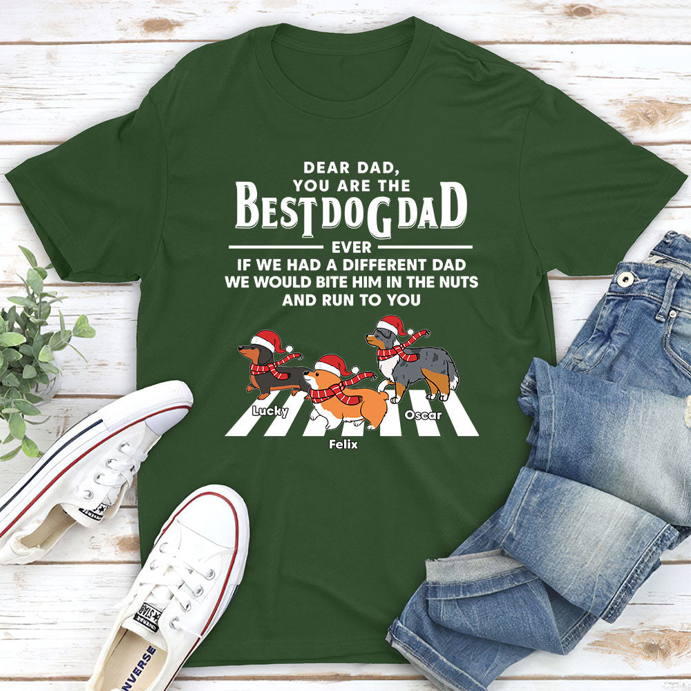 Personalized Christmas 'Run To You' Unisex T-shirt - Ideal Gift for Pet Lovers