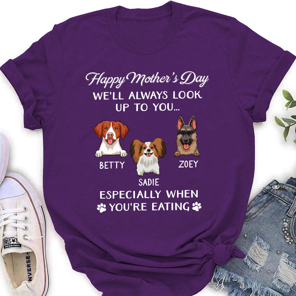 Personalized Custom Women's Dog-Themed T-shirt: A Gift for Pet Lovers