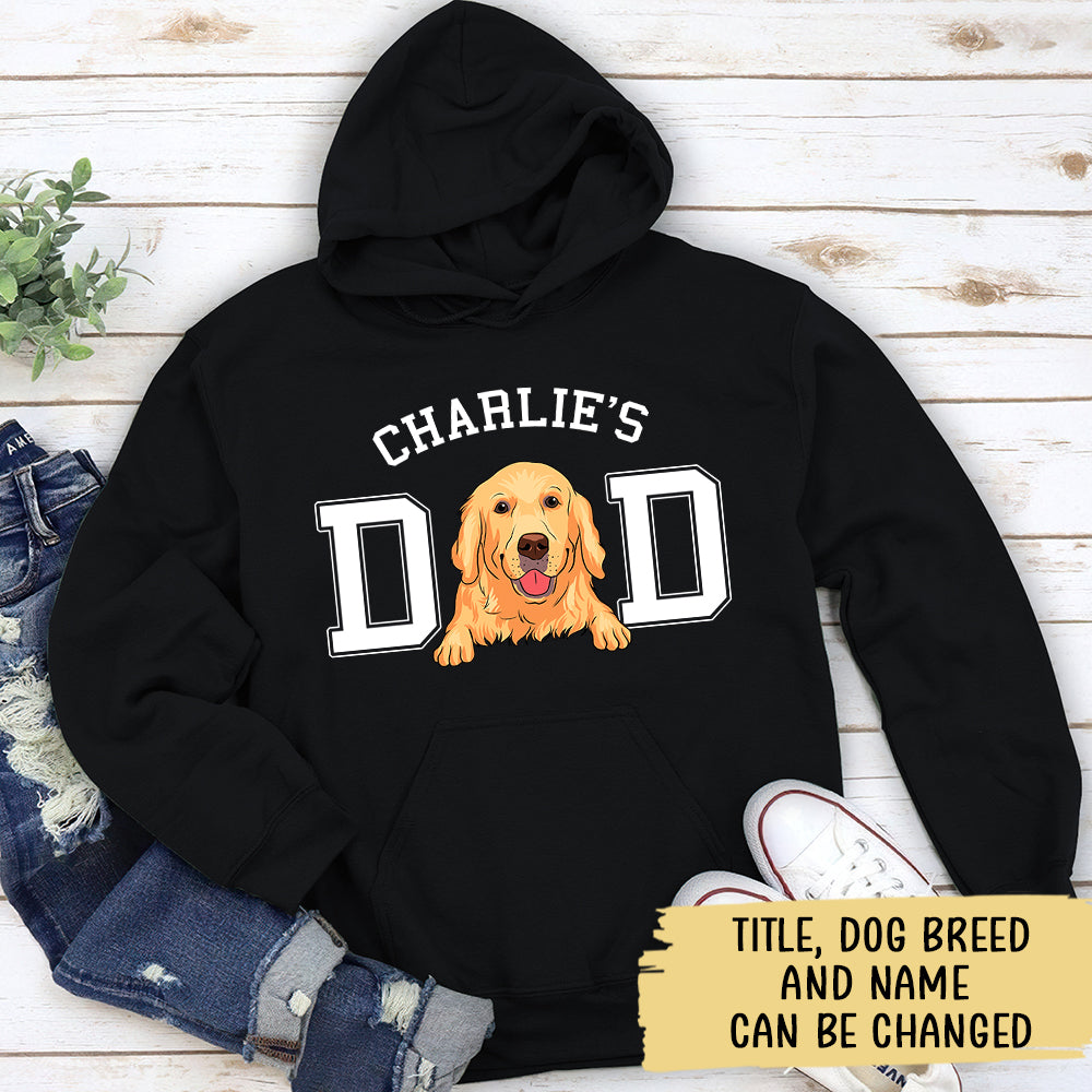 Customizable Dog Dad/Mom Basic Personalized Hoodie - Ideal Gift for Pet Lovers