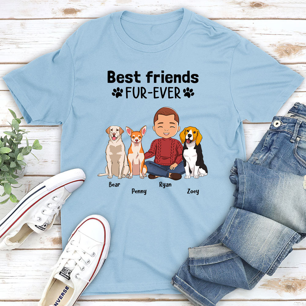 Best Friends Fur-ever: Personalized Custom Unisex Pet Lover T-shirt