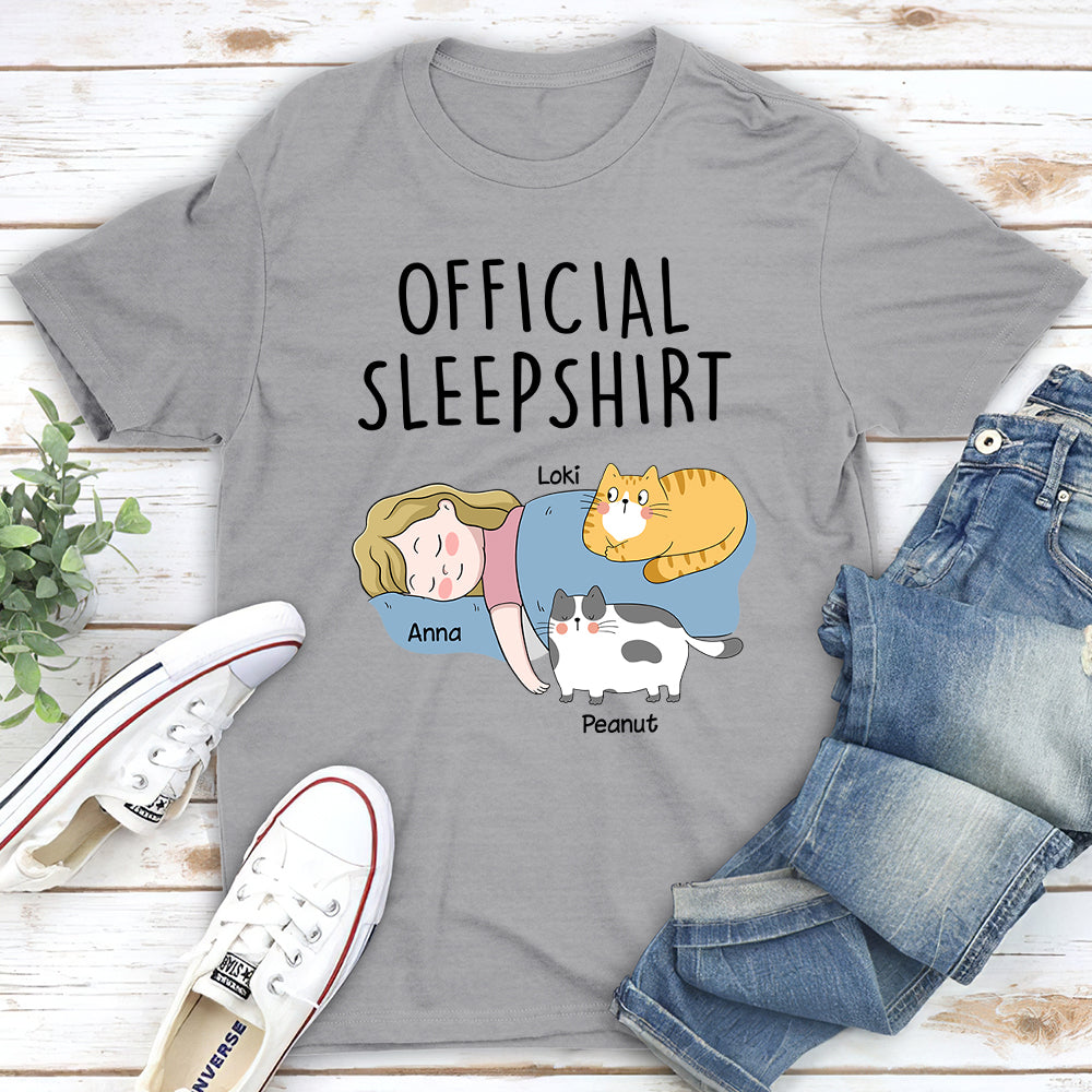 Customizable Unisex Cat Sleepshirt - The Ideal Gift for Pet Lovers