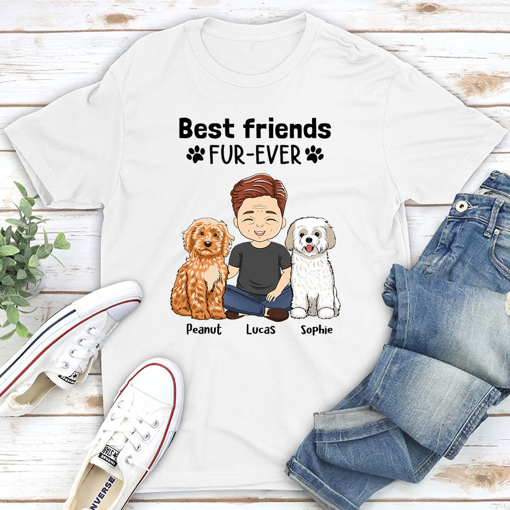 Best Friends Fur-ever: Personalized Custom Unisex Pet Lover T-shirt