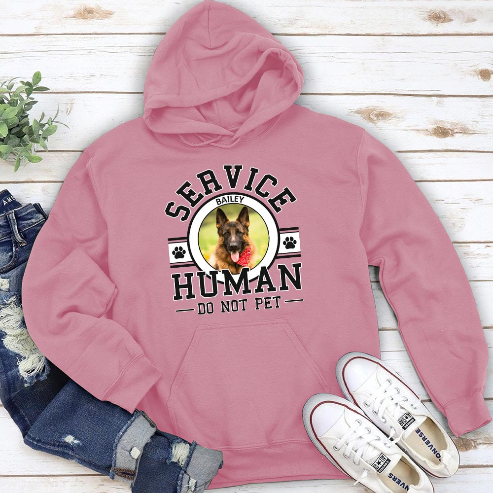 Personalized Service Human Photo Custom Hoodie - Ideal Gift for Pet Lovers