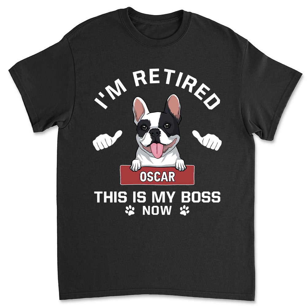 Personalized Custom Unisex 'This Is My Boss' T-shirt - Ideal Gift for Pet Lovers