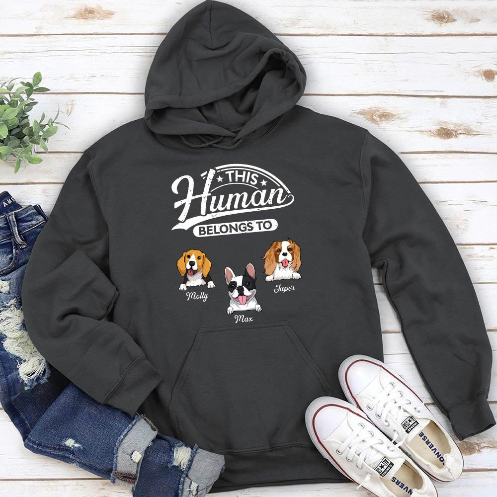 Human Belongs 2 - Exquisite Personalized Custom Hoodie for Pet Lovers